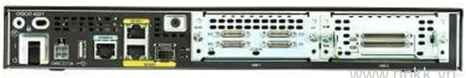 Thiết bị định tuyến Cisco ISR 4221 (2GE,2NIM,8G FLASH,4G DRAM,IPB)