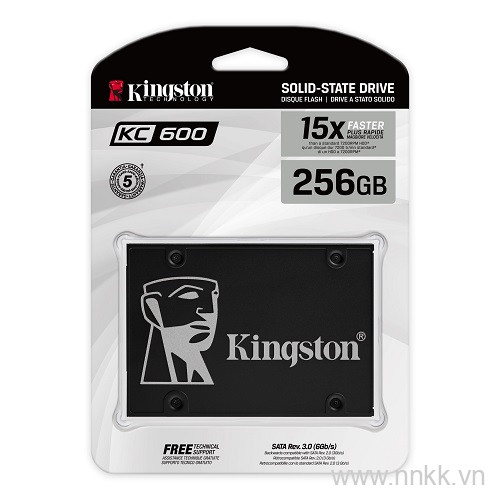 Ổ cứng ssd kingston KC600 - 265GB - 2.5 inch bảo hành 5 năm