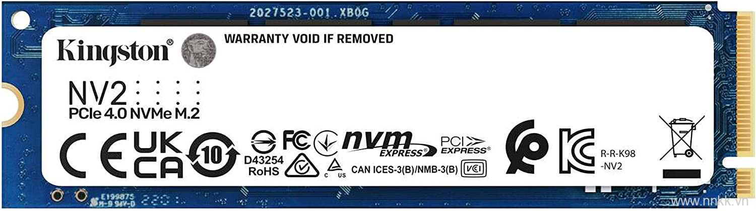 Ổ cứng ssd kingston 2000 GB NV2 M.2 2280 PCIe 4.0 NVMe