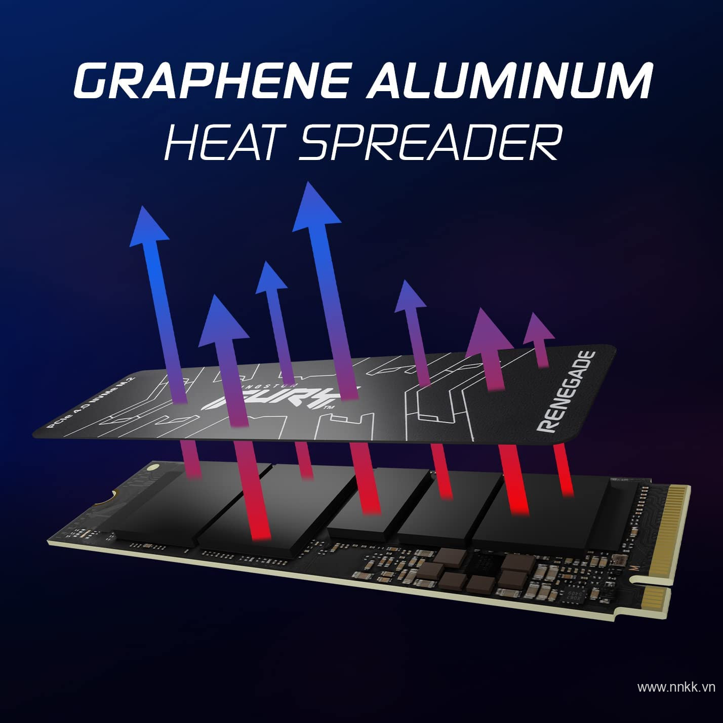 Ổ cứng ssd kingston 4 TB FURY Renegade PCIe 4.0 NVMe M.2