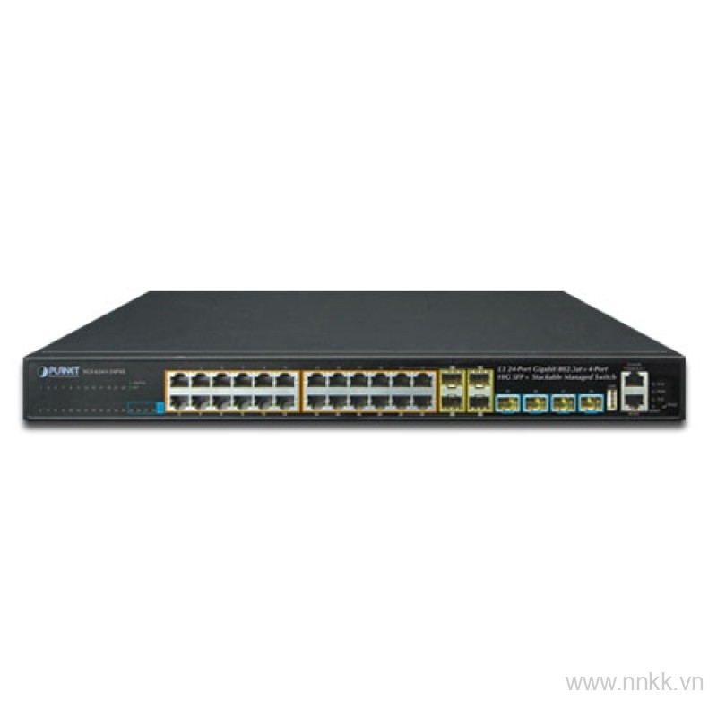 Switch 24 Cổng  PoE+ PLANET SGS-6341-24P4X