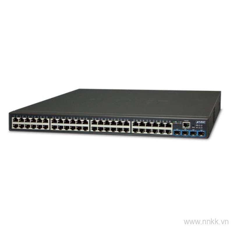 Switch 48 cổng Gigabit PLANET GS-2240-48T4X, 4 SFP+ Web Smart Switch