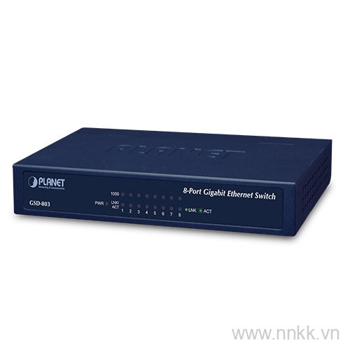 Switch 8 cổng  Planet GSD-803