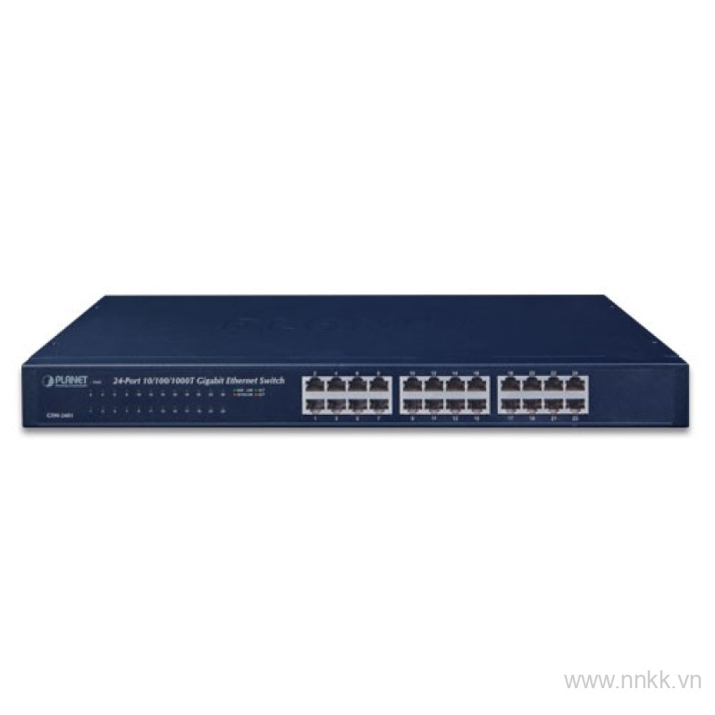 Switch 24 cổng Planet GSW-2401, Gigabit