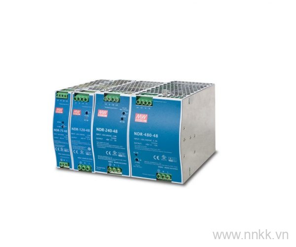 Bộ nguồn công nghiệp PLANET 48V, 240W Din-Rail Power Supply (NDR-240-48, adjustable 48-56V DC Output)