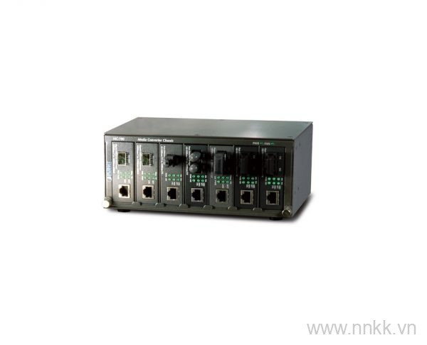 Khung nguồn tập trung Media Converter PLANET MC-700, 7 khe cắm