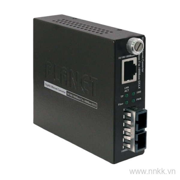 Bộ chuyển đổi quang điện Planet GST-802S Web smart Gigabit 