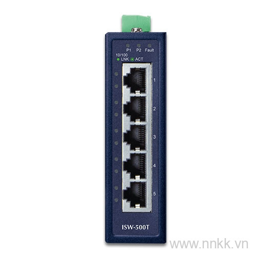 Switch công nghiệp Planet ISW-500T, 5 cổng