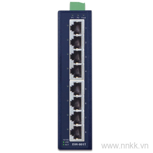 Switch công nghiệp Planet ISW-801T, 8 Cổng