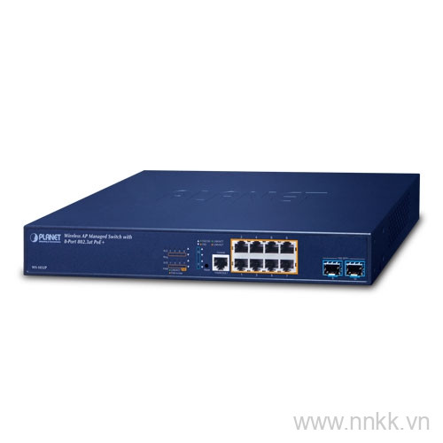 Thiết bị điều khiển Wifi AP PLANET WS-1032P, 8 Cổng PoE + 2-Port 10G SFP+