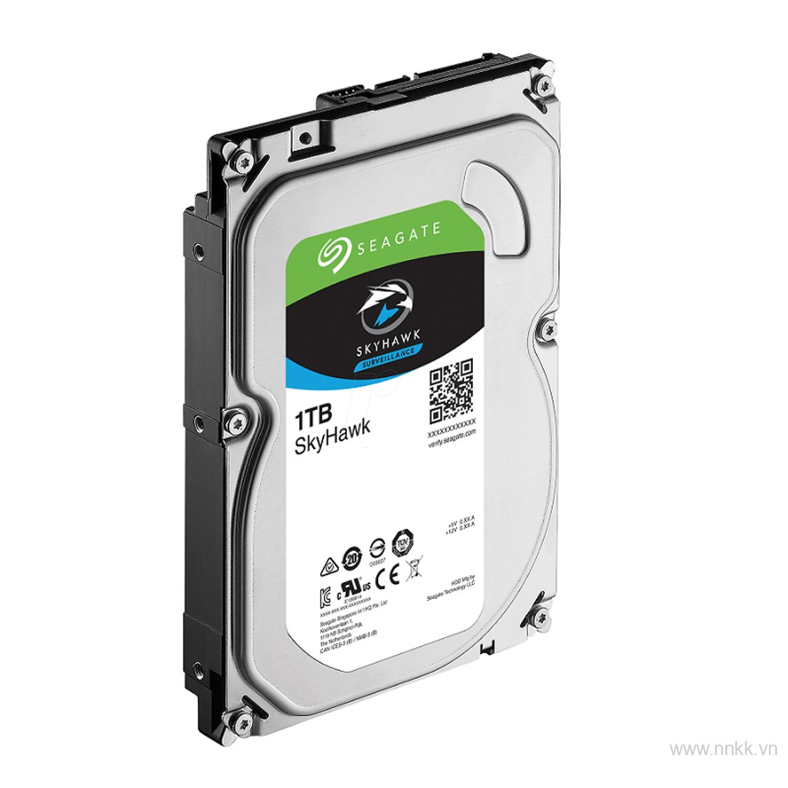 Ổ cứng HDD 3.5" Camera SEAGATE Skyhawk 1TB SATA 5900RPM 64MB - ST1000VX005