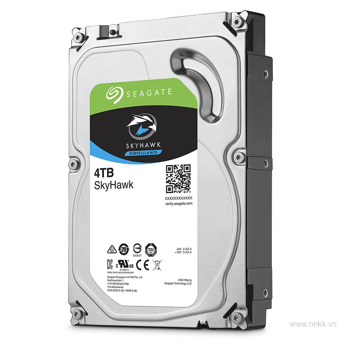 Ổ cứng HDD 3.5" Camera SEAGATE SkyHawk 4TB SATA 5400RPM 256MB - ST4000VX016