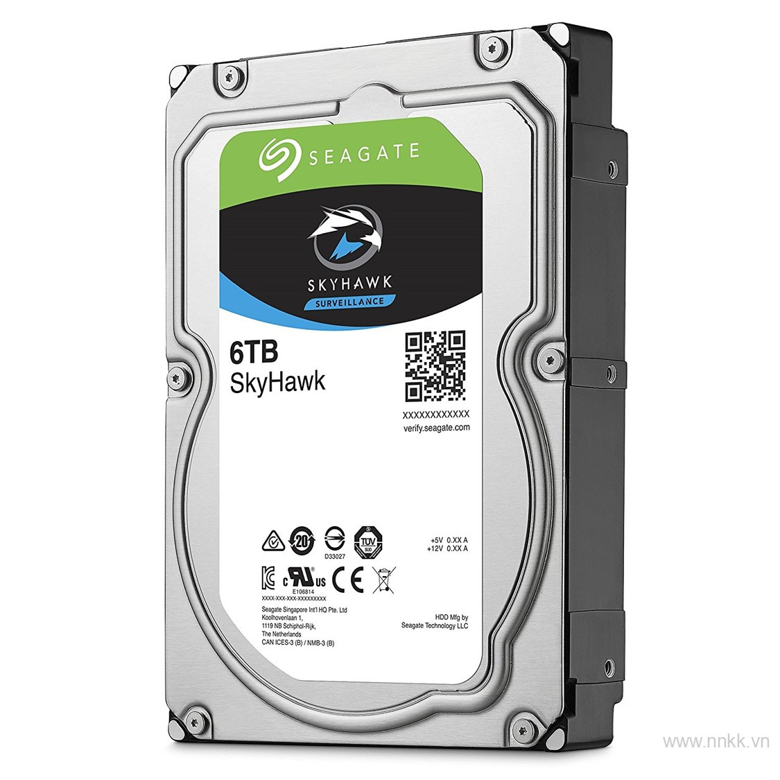 Ổ cứng HDD 3.5" Camera SEAGATE SkyHawk 6TB SATA 5400RPM 256MB - ST6000VX001