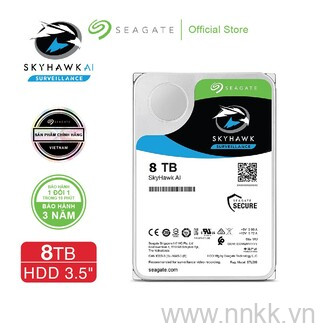 Ổ cứng HDD 3.5" Camera SEAGATE SkyHawk AI 8TB_ST8000VE001