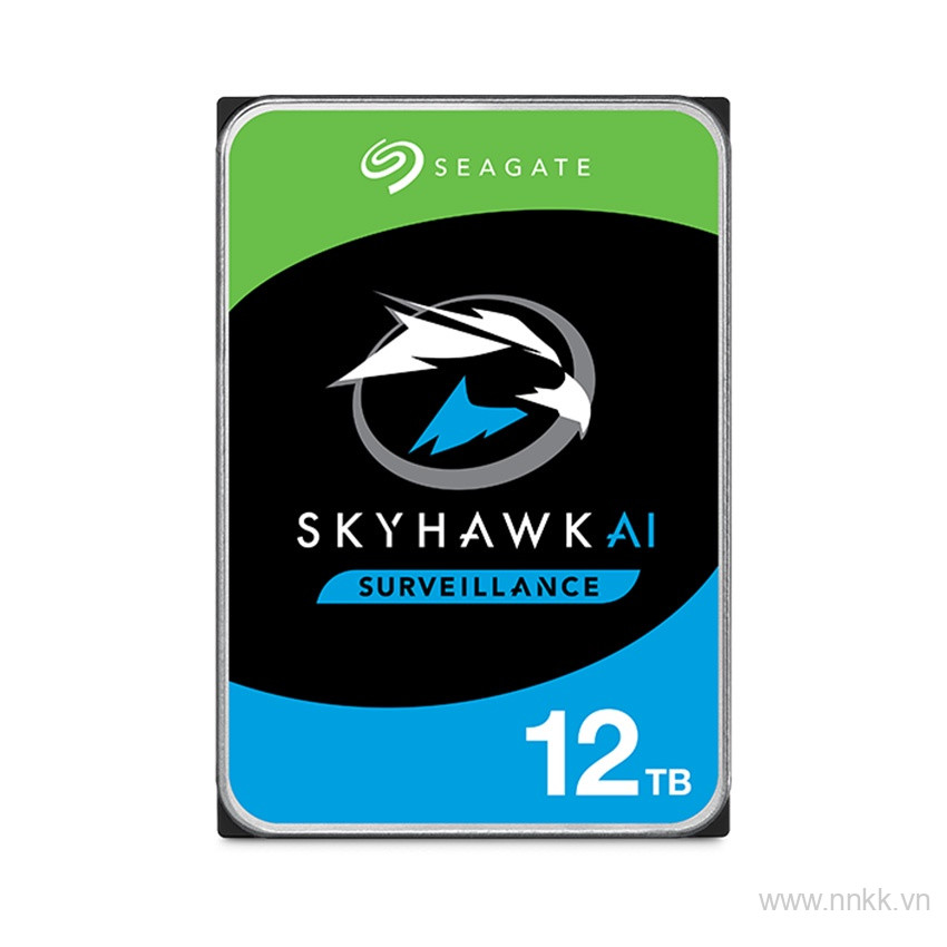 Ổ cứng HDD Seagate SkyHawk AI 12TB 3.5 inch, 7200RPM, SATA, 256MB Cache