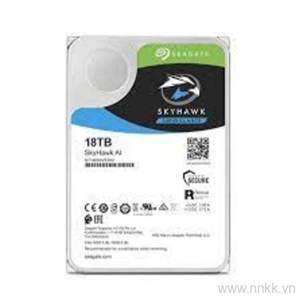 Ổ Cứng Seagate Skyhawk Ai 18TB hỗ trợ ghi hình ảnh chất lượng cao