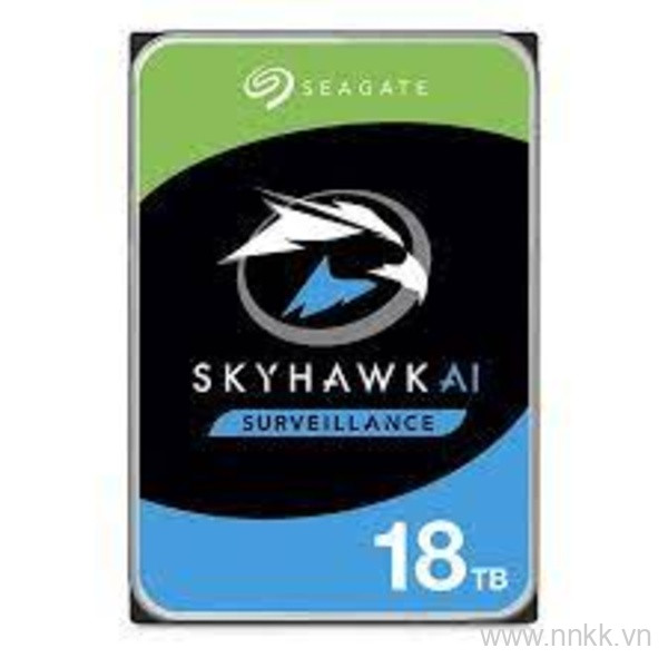 Ổ Cứng Seagate Skyhawk Ai 18TB hỗ trợ ghi hình ảnh chất lượng cao