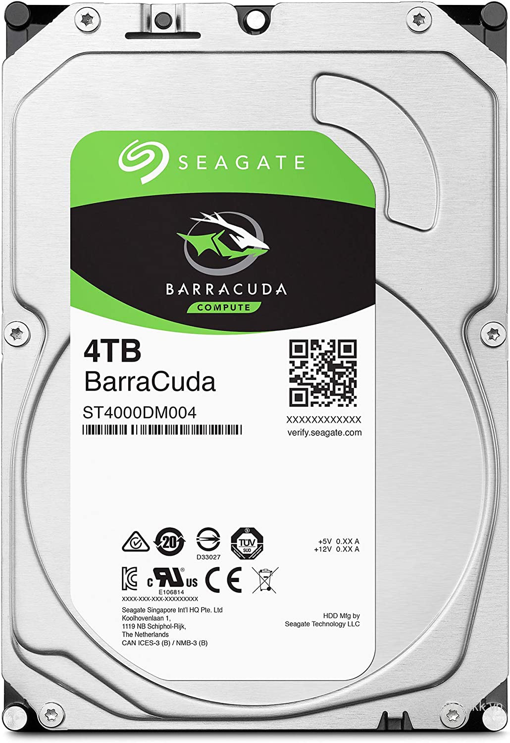 Ổ cứng 3.5 inch HDD 4TB SEAGATE Barracuda ST4000DM004