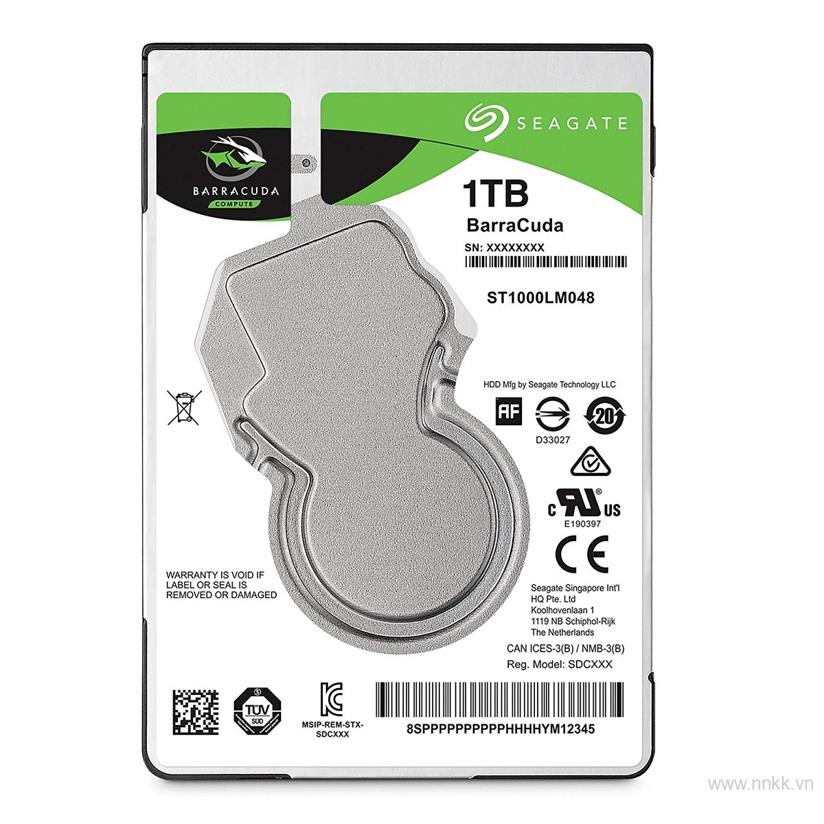 Ổ cứng 2.5 inch HDD 1TB SEAGATE Barracuda ST1000LM048