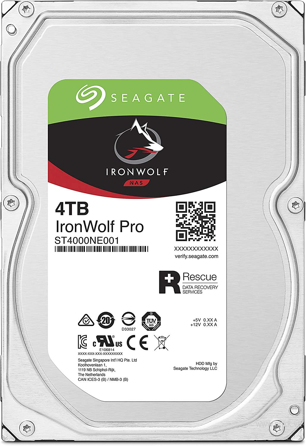 Ổ cứng 3.5 inch 4TB SEAGATE IronWolf Pro ST4000NE001