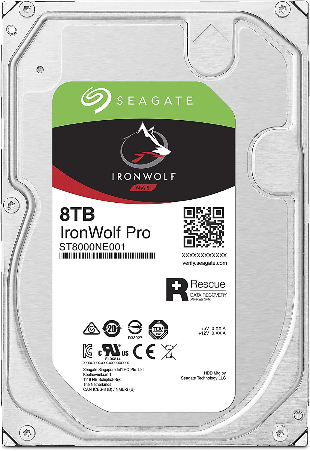 Ổ cứng 3.5 inch 8TB SEAGATE IronWolf Pro ST8000NE001