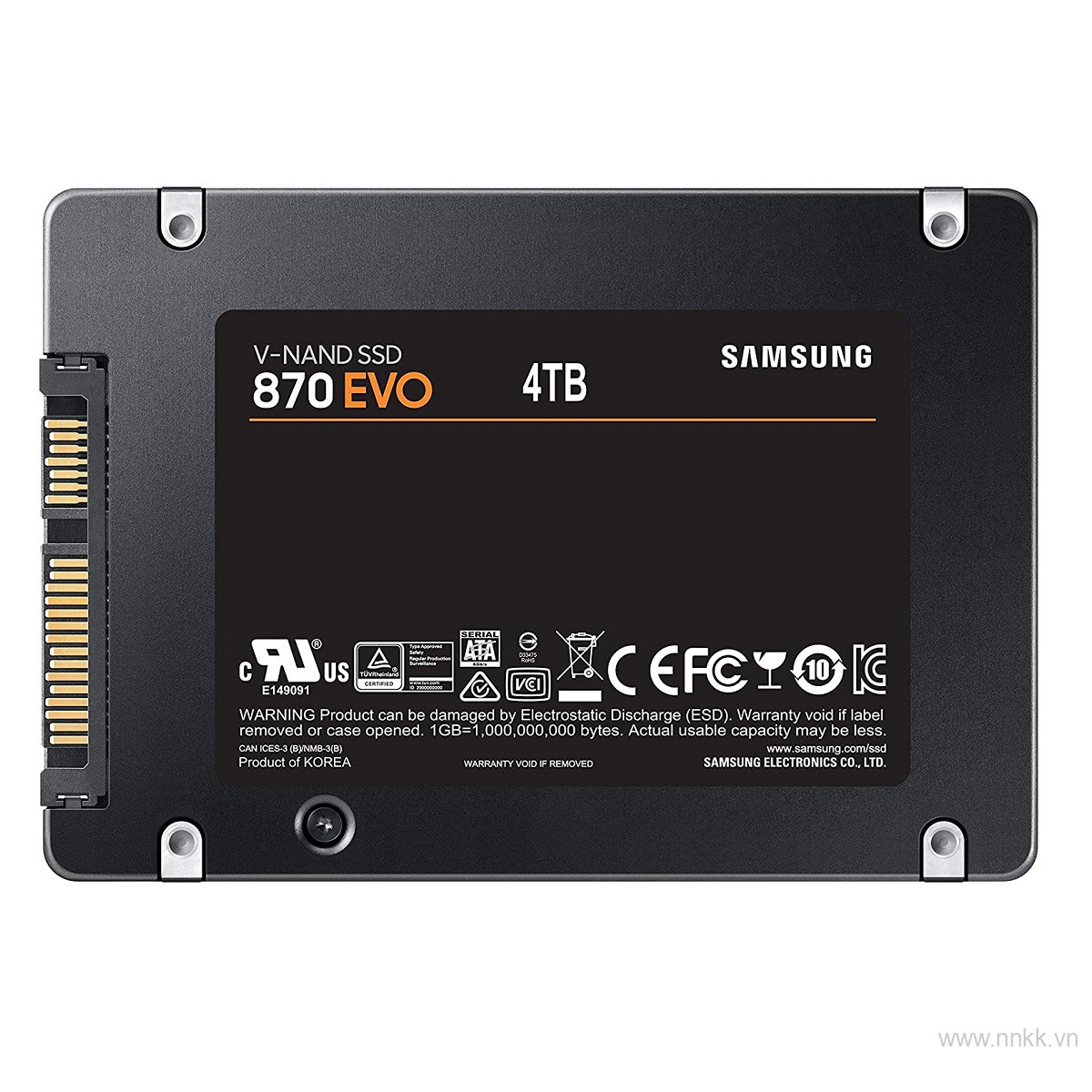Ổ cứng SSD SamSung 870 EVO 4TB, 2.5 inch SATA III - MZ-77E4T0BW
