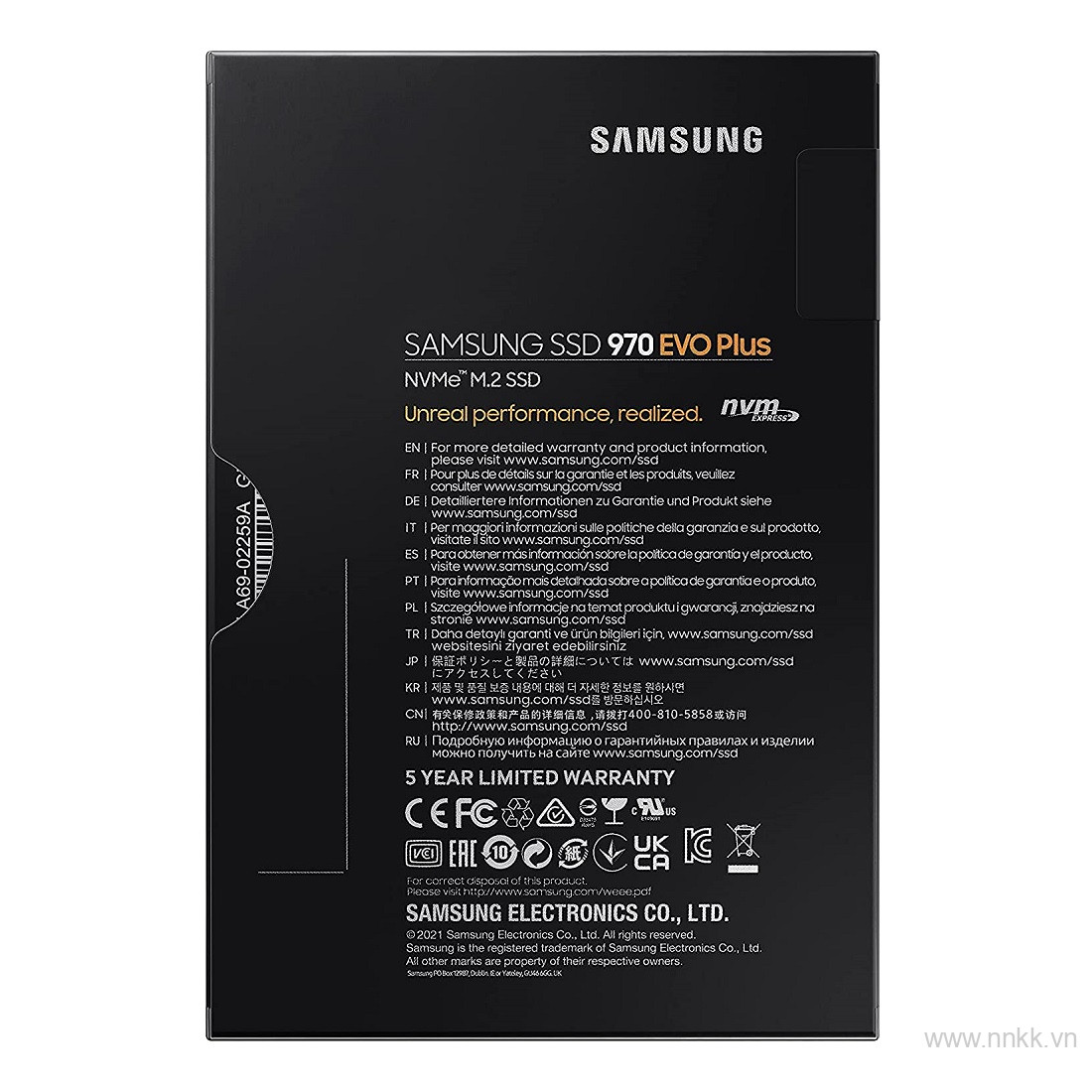 SSD SamSung 970 EVO PLUS 250GB  M.2 NVMe PCIe (MZ-V7S250BW)