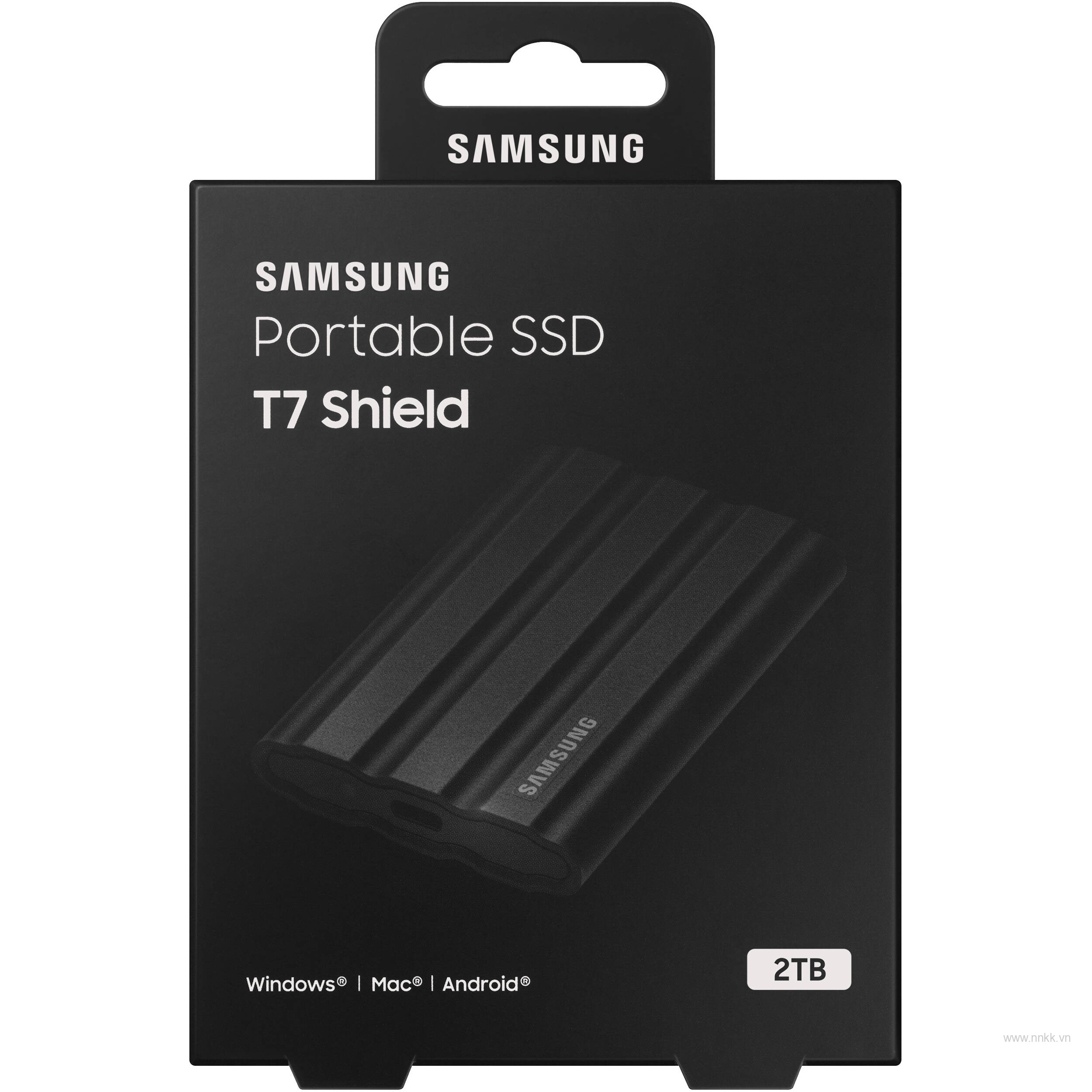 Ổ cứng di động SSD 4TB SamSung T7 Shield , Màu đen