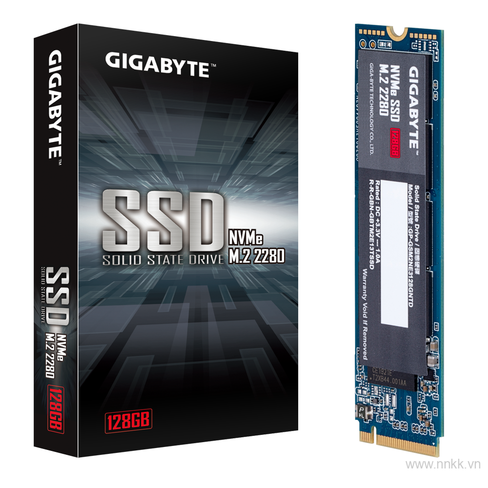 Ổ cứng ssd 120 GB Gigabyte PCI-Express 3.0 x4, NVMe 1.3