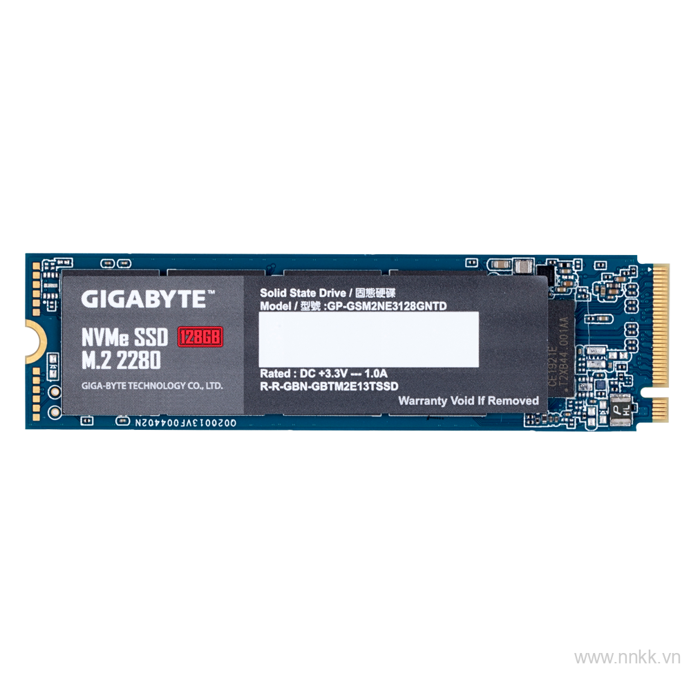 Ổ cứng ssd 120 GB Gigabyte PCI-Express 3.0 x4, NVMe 1.3