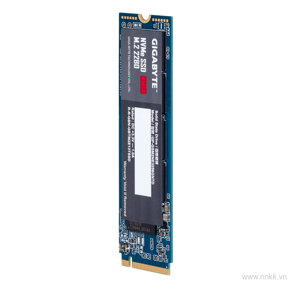 Ổ cứng ssd 256 GB Gigabyte PCI-Express 3.0 x4, NVMe 1.3