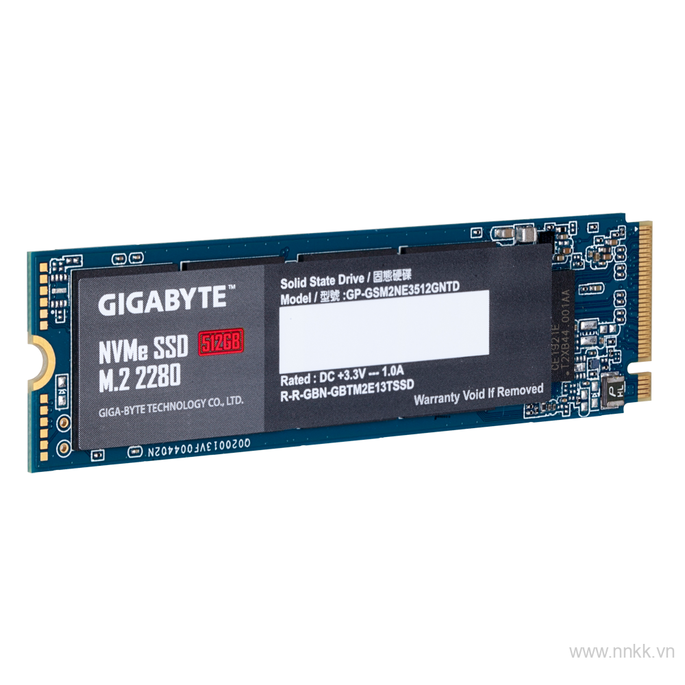 Ổ cứng ssd 512 GB Gigabyte PCI-Express 3.0 x4, NVMe 1.3