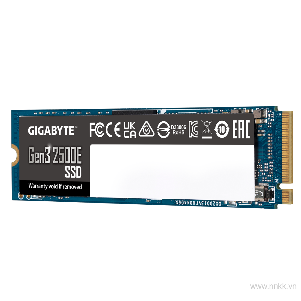 Ổ cứng ssd 500 GB Gigabyte PCIe Gen3 - 2500E