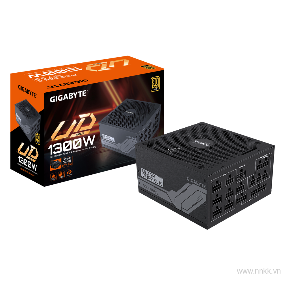 Nguồn máy tính GIGABYTE UD1300GM PG5, công suất 1300W