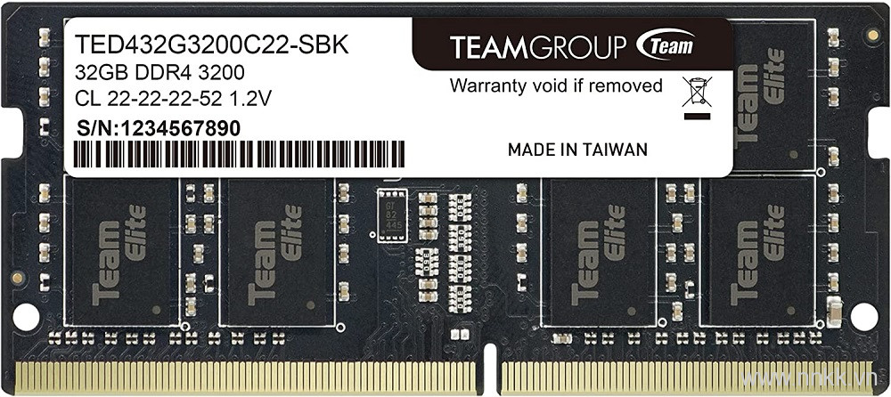 Ram laptop 32GB Bus 3200MHz sodimm ddr4 teamgroup