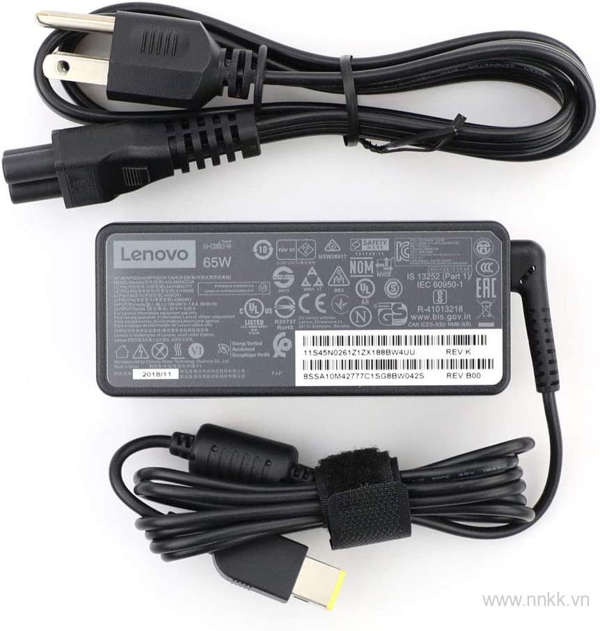 Bộ sạc Lenovo ThinkPad Laptop Charger 65W 20V 3.25A Slim