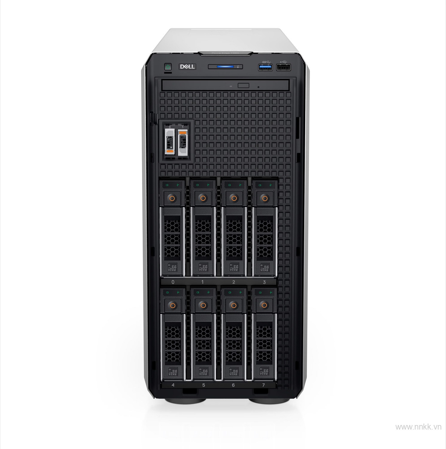 Máy chủ Dell PowerEdge T350 Server Xeon E-2324G, Ram 16GB DDR4, HDD 2TB 