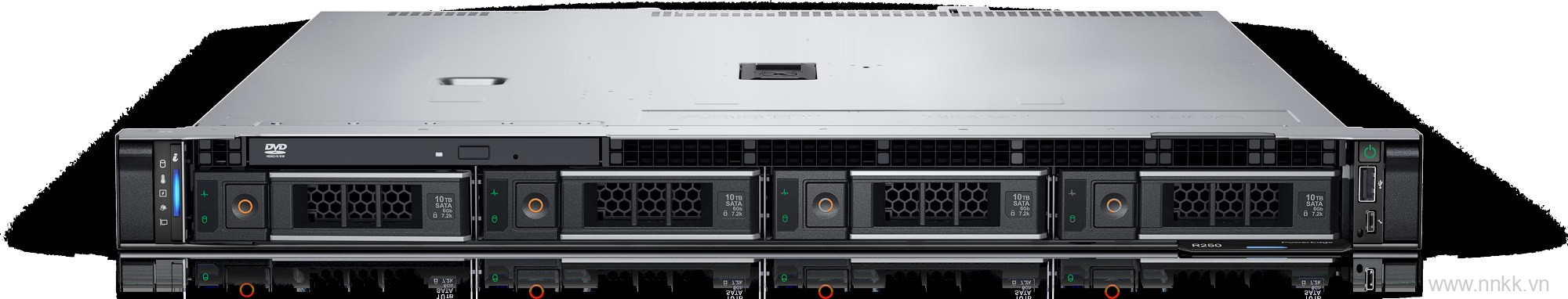 Máy chủ Dell PowerEdge R250 Server Xeon E-2324G, Ram 16GB, HDD 2TB