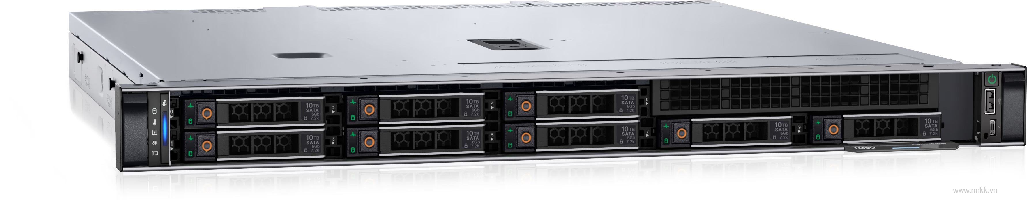 PowerEdge R350 Rack Server Rack 1 Socket hỗ trợ 1 CPU