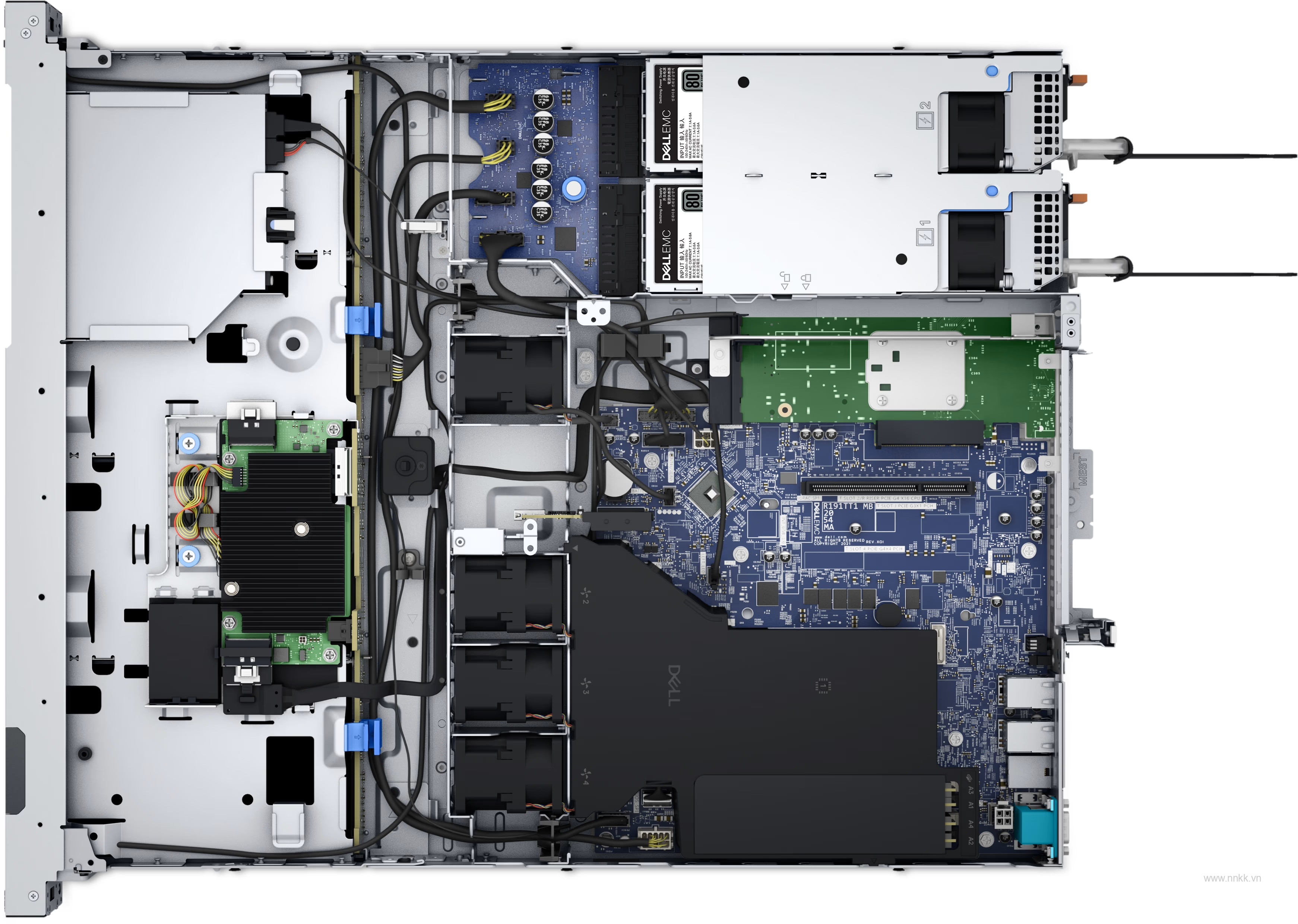 PowerEdge R350 Rack Server Rack 1 Socket hỗ trợ 1 CPU