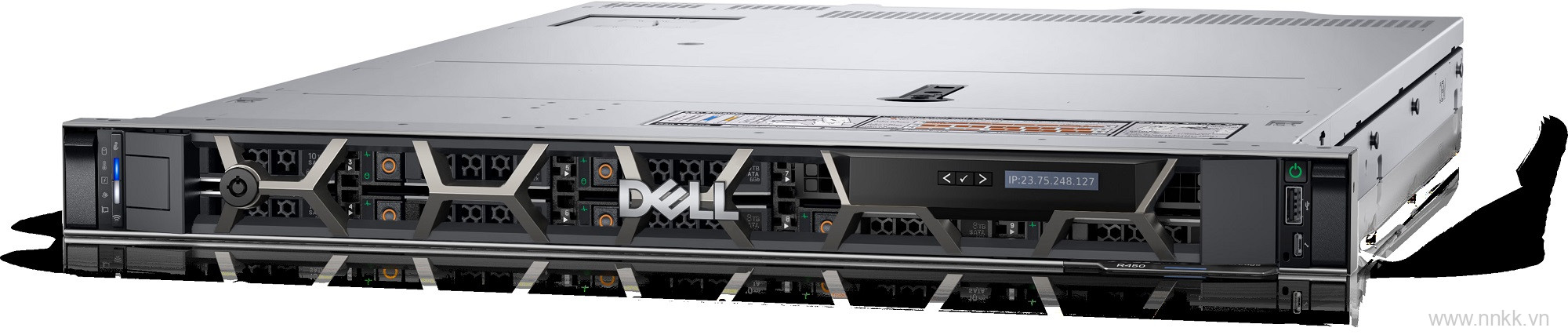 Máy chủ Dell PowerEdge R450 Xeon Silver 4310,Ram 16GB,HDD 2TB 7.2K