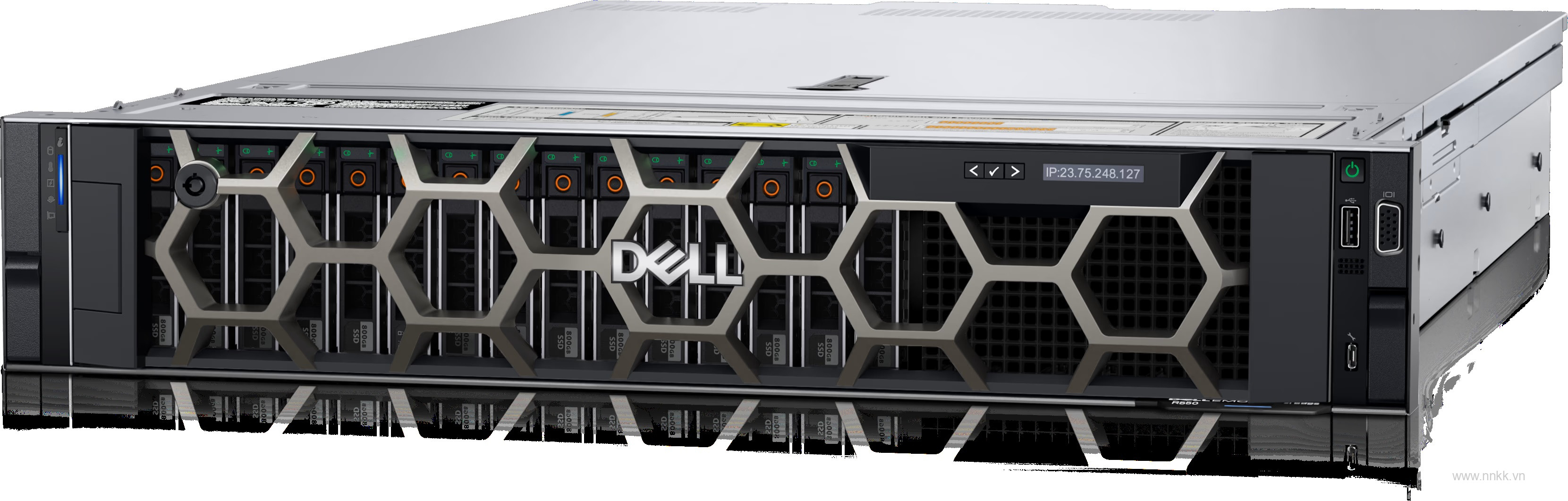 Máy chủ PowerEdge R550 Rack Server Silver 4310, Ram 16GB, HDD 1.2TB 10K