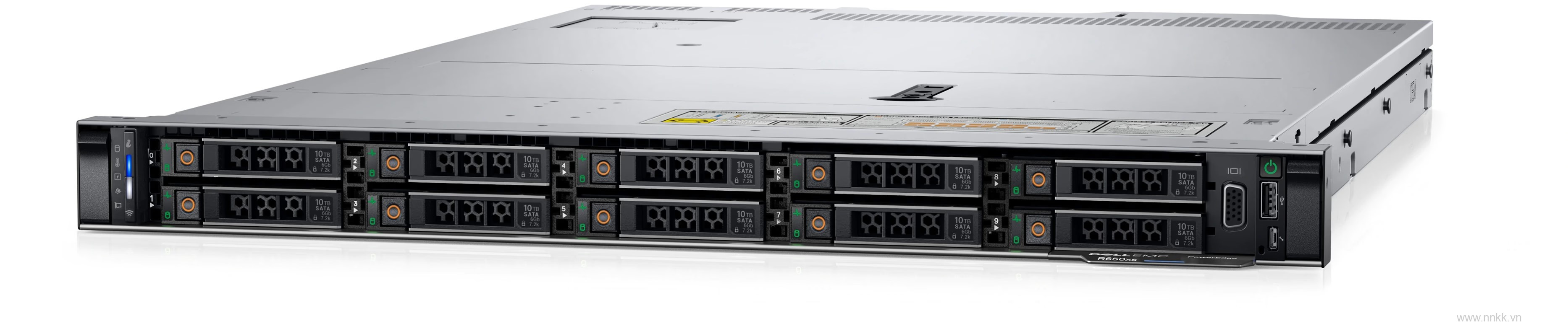 Máy chủ Dell PowerEdge R650xs Xeon Silver 4310, Ram 16GB, HDD 2TB 7.2K