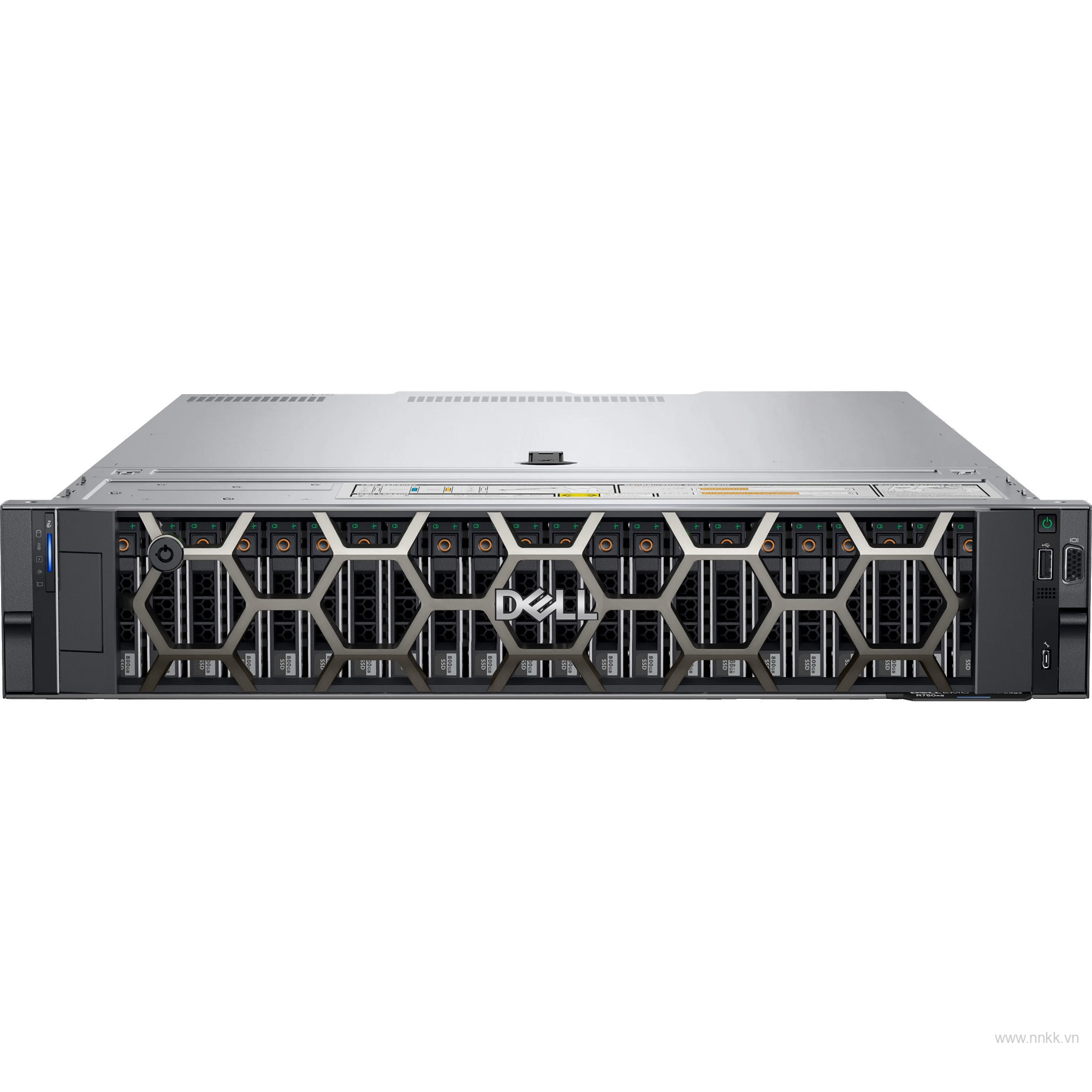 PowerEdge R750xs Rack Server Silver 4310, Ram 16GB, HDD 2TB 3.5 inch