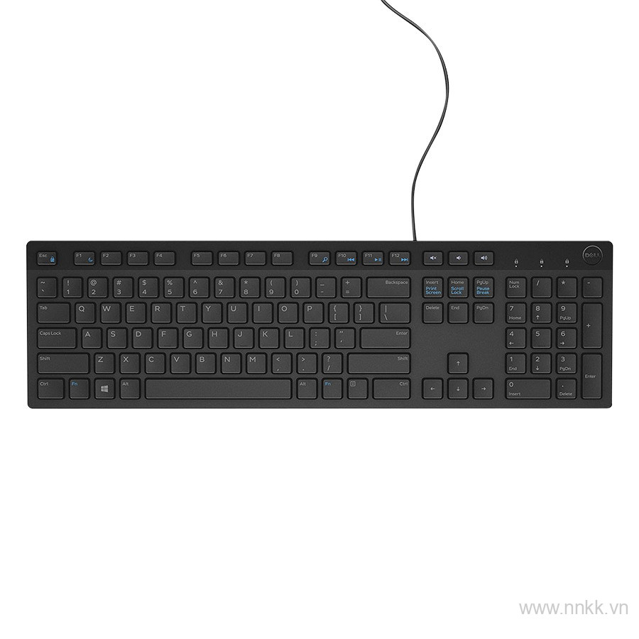 Bàn phím có dây dell KB 126b cổng usb 