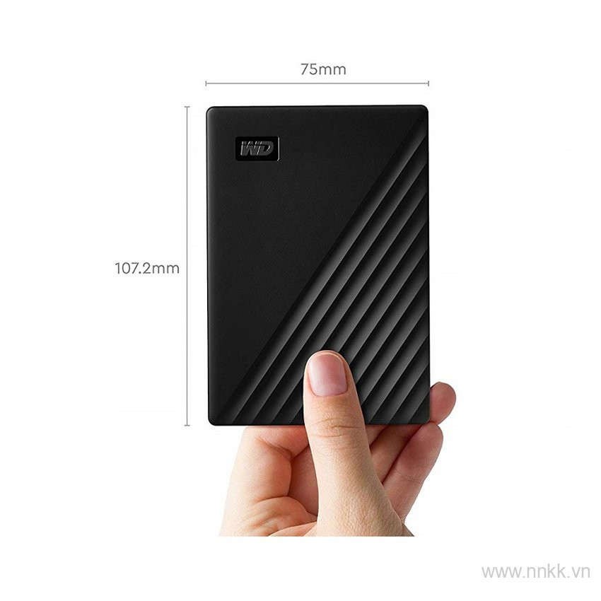 Ổ cứng di động WD My Passport 2TB, màu đen