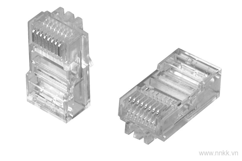 Hạt mạng COMMSCOPE UTP, Cat.5, RJ45, 26-24 AWG, flat oval, 2.54 - 8.89mm