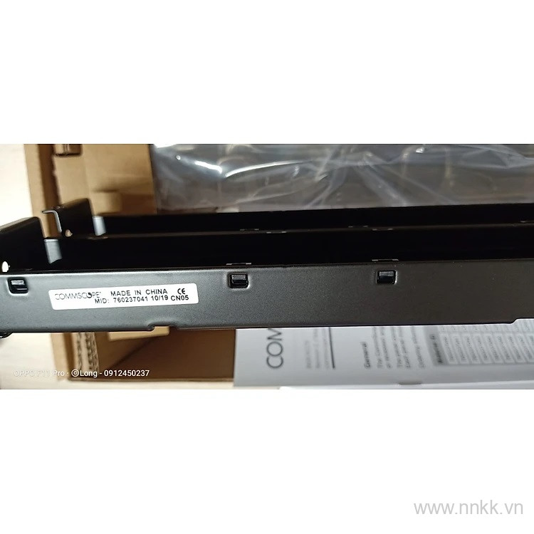 Patch Panel 48 cổng COMMSCOPE UTP, Cat.5e, SL110, RJ45, 2U, thẳng