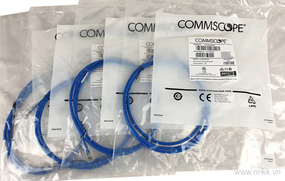 Dây nhẩy đồng COMMSCOPE ,Category 6, 4pair, Stranded U/UTP, CM, 5 ft