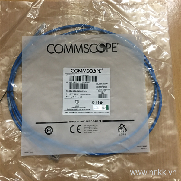 Dây nhẩy 3m COMMSCOPE  Cat.5e, 4pair, Stranded 10 ft 